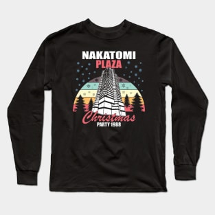 Retro Nakatomi Plaza Party 1968 Long Sleeve T-Shirt